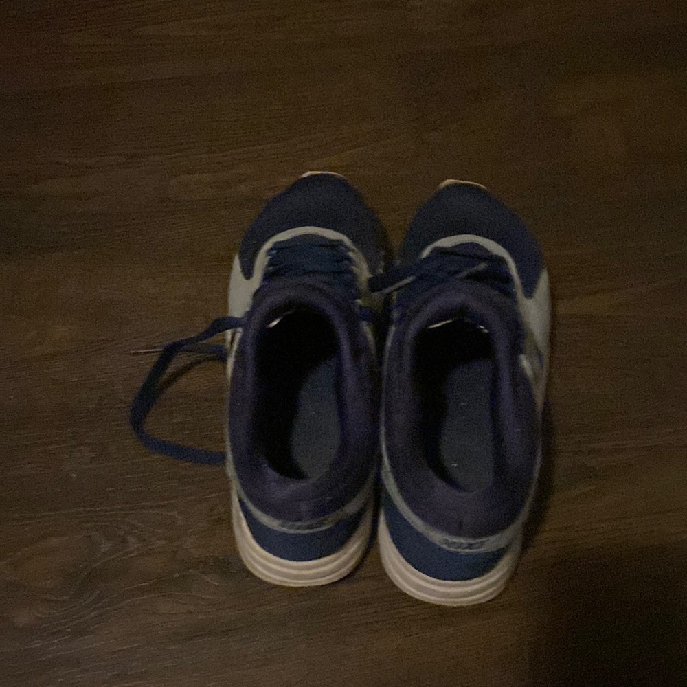 Blue and Gray Nike Zeroes